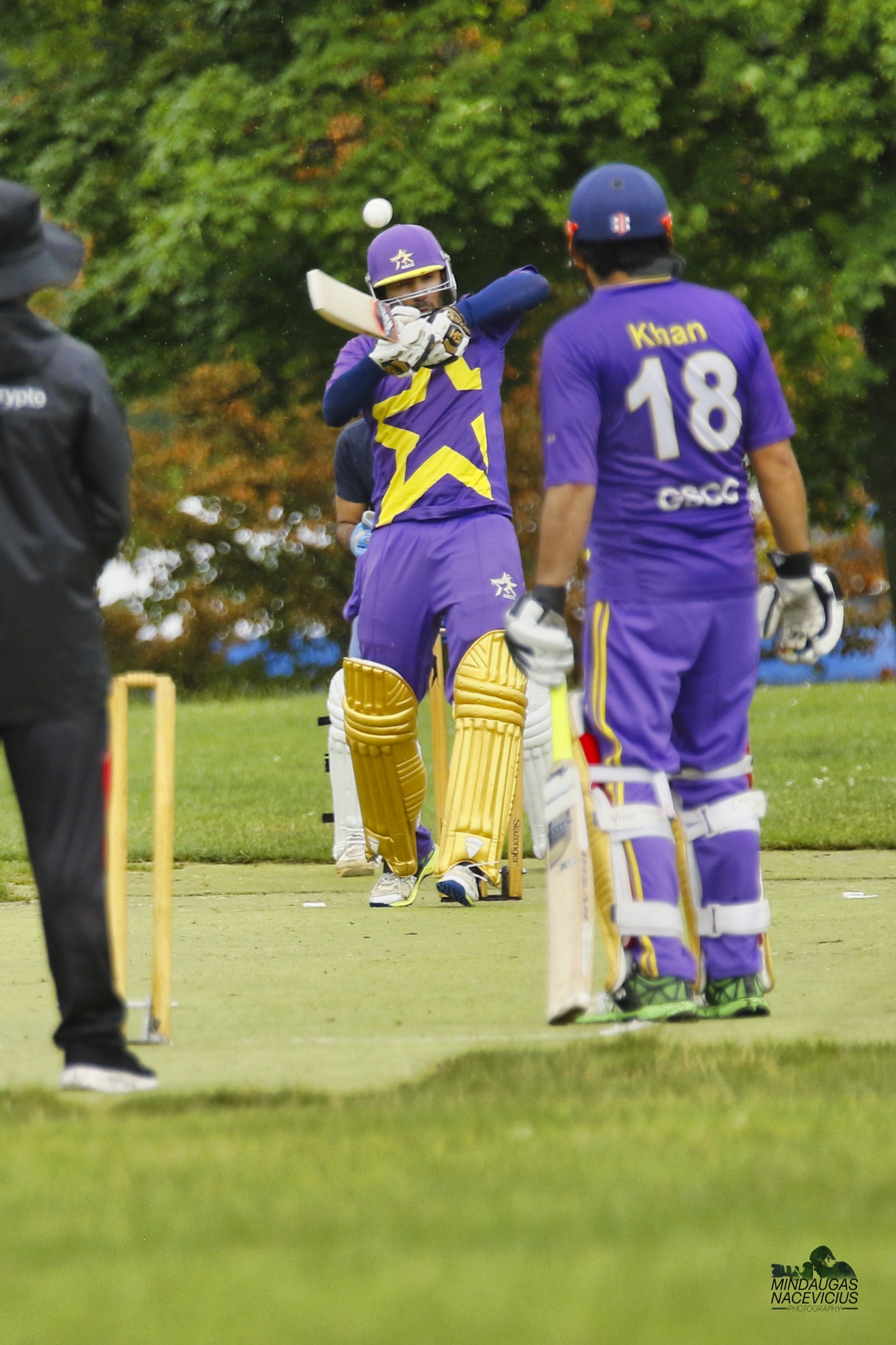 GSCC Spieler in Aktion — Match-Szene